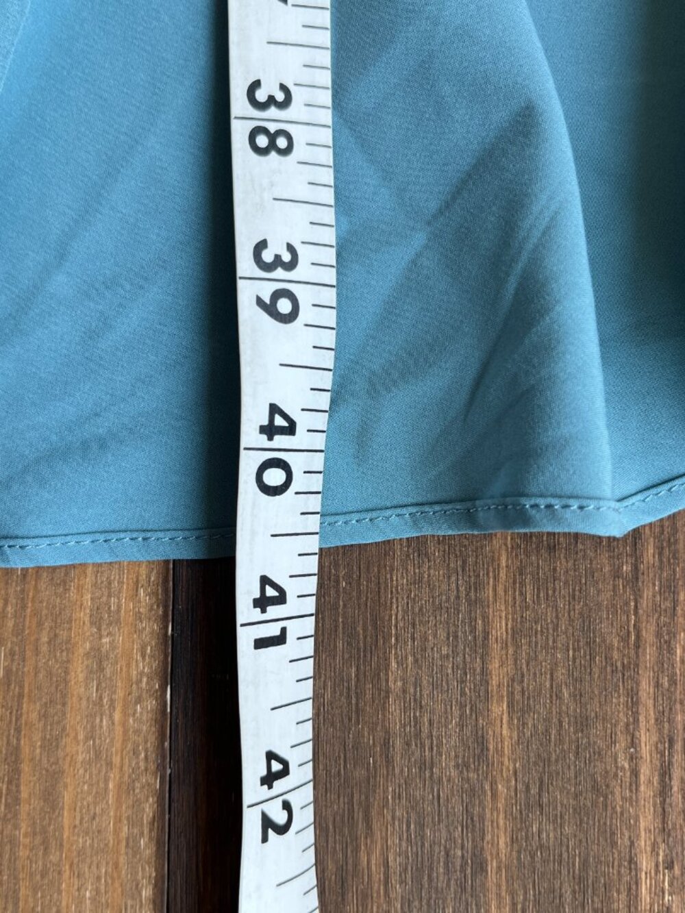 Halara Skort Sz 2X Breezeful Teal Blue Flowy Athletic High Low Skirt Shorts NWT - Picture 11 of 12